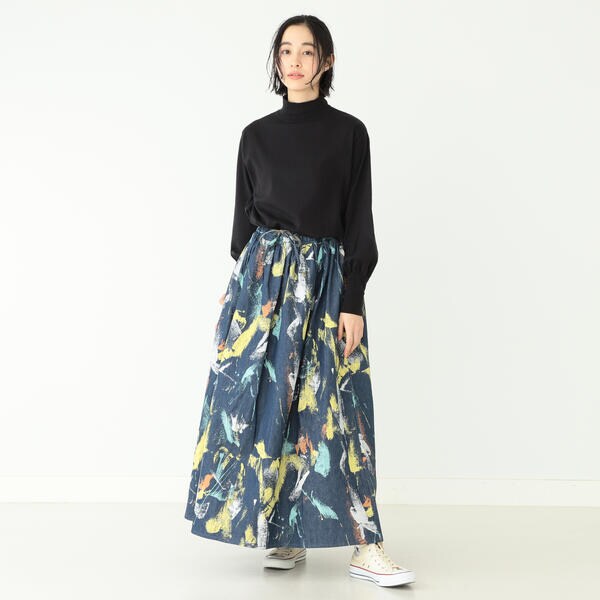 orSlow×BEAMSBOY  別注 Paint Gather Skirt BEAMS BOY（ビームスボーイ）の「orSlow × BEAMS BOY / 別注