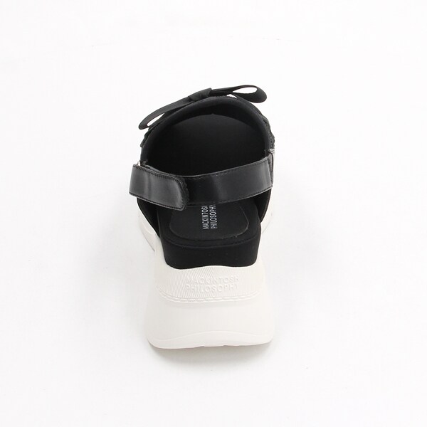 厚底リボンモチーフサンダル