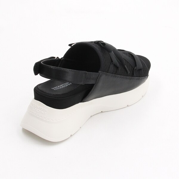 厚底リボンモチーフサンダル