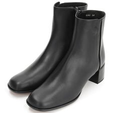 ラウンドスクエアトゥショートブーツ