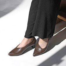 【25秋冬新作】アシンメトリーパンプス