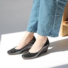 リーカ(RiiiKa)の【晴雨兼用レインシューズ】【定番商品】ウェッジレインパンプス