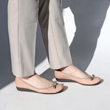 【晴雨兼用レインシューズ】【定番商品】リボンフラットレインパンプス