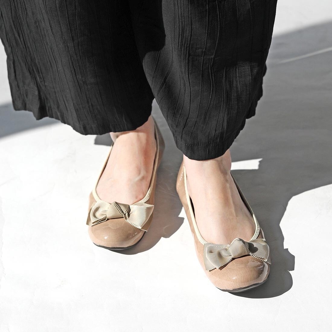 定番商品】リボンフラットパンプス | リーカ(RiiiKa) | マルイウェブ