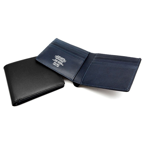 フレンチ ボックス カーフ二つ折り財布（小銭入なし） | プレリー