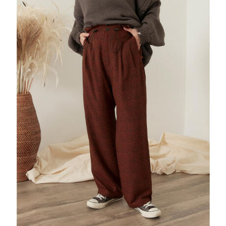 ハイウエストタックパンツ ファクターイコール Factor ファッション通販 マルイウェブチャネル ハイウエストタックパンツ ファクターイコール Factor ファッション通販 マルイウェブチャネル