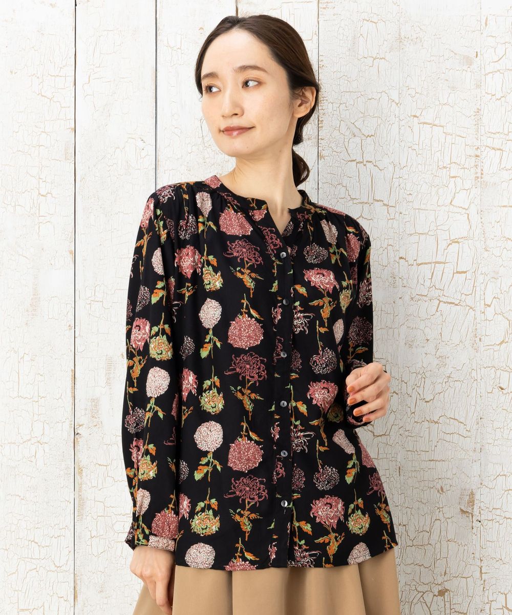 大きいサイズ】 21号(6L～) INDESIGN フラワー＆ペイントアソート