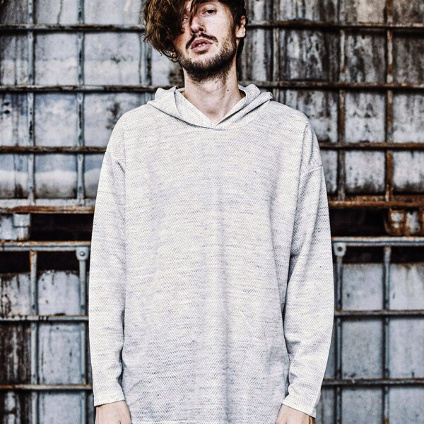 ヘリンボーンジャージーBIGパーカ | ノーアイディー(NO ID.) | マルイ