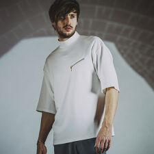 モックネックZIP-Tシャツ | ノーアイディー(NO ID.) | マルイウェブ 