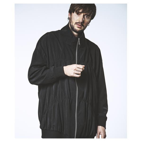 NO ID BLACK ノーアイディーブラックストレッチドレープ ショールコート NO ID BLACK ノーアイディーブラックストレッチドレープ