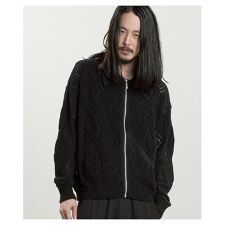 シアーニットZIPシャツBLZ(ブルゾン)