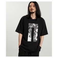 グラフィックロゴプリントBIG-Tシャツ
