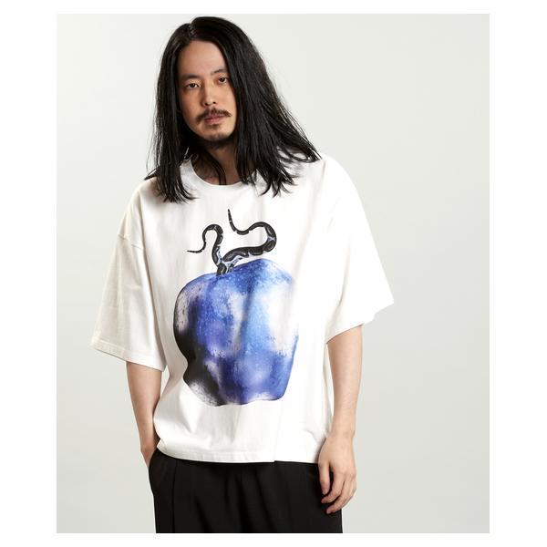 【NOiD】Tシャツ XL 50%OFF【NO ID.(ノーアイディー)】ﾛｺﾞﾌﾟﾘﾝﾄBIG-T Tシャツ(854006