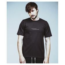エンブロイダリーメッセージC/N-Tシャツ