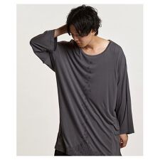 ドロップヘキサグラムプリント8分袖BIG-PO(プルオーバー）