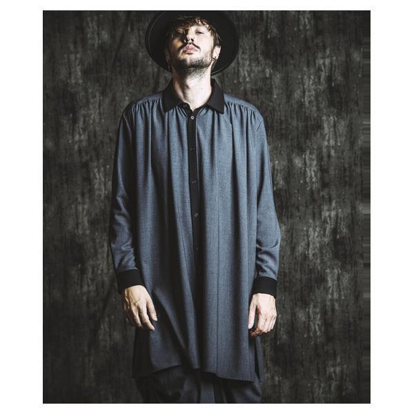 未使用　ノーアイディー　イレギュラーリブニットフードロングCD イレギュラーリブニットフードロングCD – NO ID.