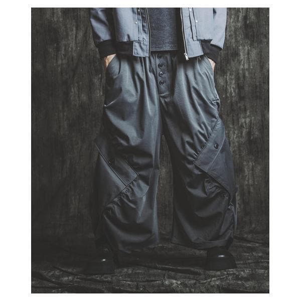 コーティングストレッチライダースカーゴPTパンツ | ノー