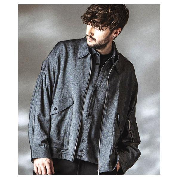 ノーアイディー　NO ID. グレー フード付き　アシメジャケット サイズ2 50%OFF【NO ID.(ノーアイディー)】ｵｰﾊﾞｰｻｲｽﾞﾀﾞﾌﾞﾙﾌﾞﾚｽﾄJKT テーラード
