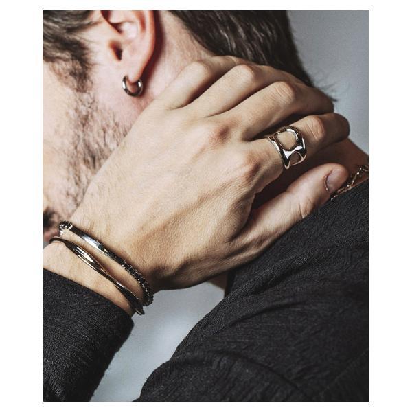 [�}���C]�yNO ID.�zFlow Curve Ring / �t���E �J�[�u �����O/�m�[�A�C�f�B�[�iNO ID.�j 060SILVER