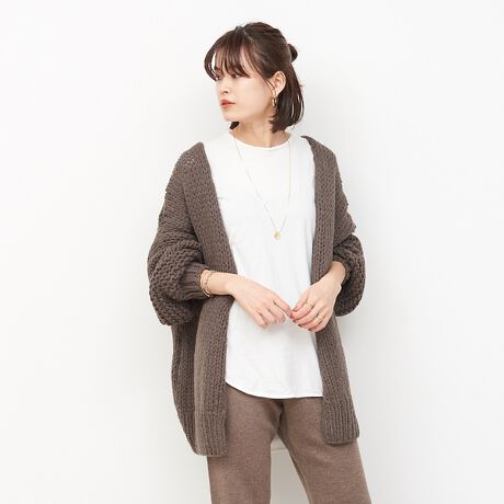 ADAWAS】YARN ハンドニットカーディガン | ルージュ・ヴィフ ラクレ 
