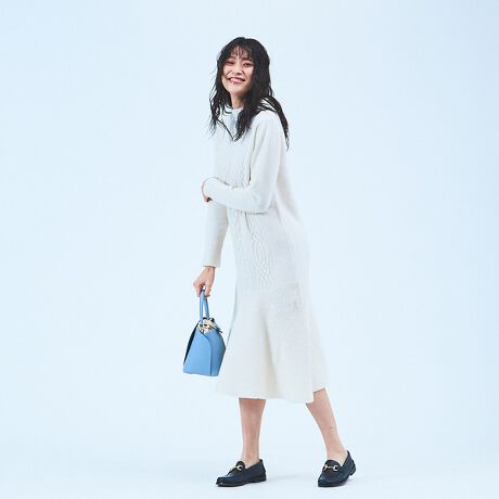 BRAHMIN】マーメードケーブルニットワンピース | ルージュ・ヴィフ  