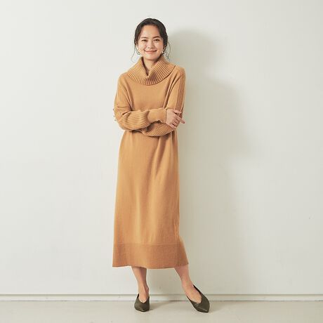 BRAHMIN】オフタートルニットワンピース | ルージュ・ヴィフ ラクレ  