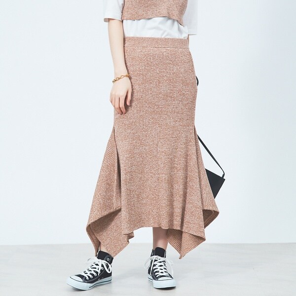 ニットヘムフレアスカート | ルージュ・ヴィフ ラクレ(Rouge vif la