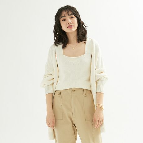 アンサンブル対応】ニットガウン | ルージュ・ヴィフ ラクレ(Rouge vif  