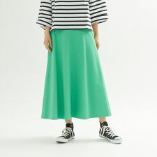 【XSサイズ展開】シェルタリングフレアスカート