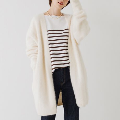 フォックス＆ラクーンニットガウンカーディガン | ルージュ・ヴィフ  