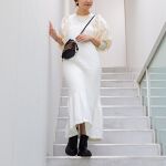 ファブリック スリーブニットワンピース | ルージュ・ヴィフ ラクレ  