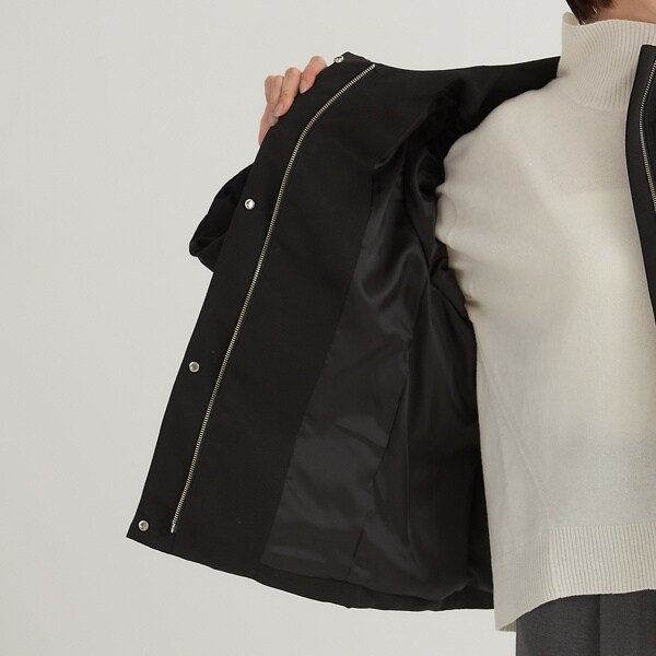 マフラー付きグログランダウン | ルージュ・ヴィフ ラクレ(Rouge vif