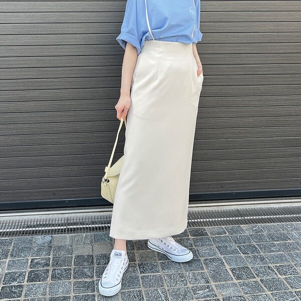 XSサイズ展開】【ロングセラー】ハイウエストサスペンダースカート