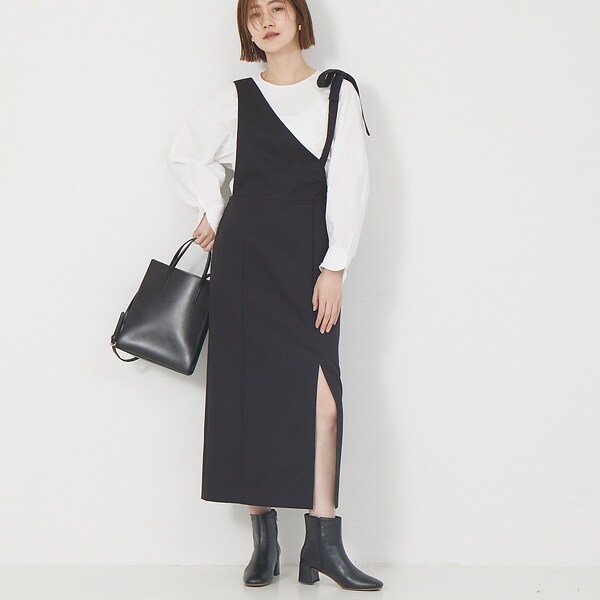 デニムライクベアキャミワンピース | ルージュ・ヴィフ ラクレ(Rouge