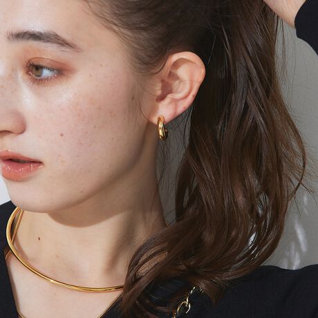 SOKO/ソコ】フープピアス | ルージュ・ヴィフ ラクレ(Rouge vif la cle 