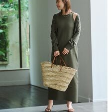 【東原妙子さんコラボ】アンサンブルアメスリニットワンピース