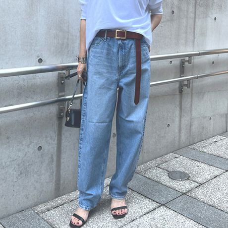 upper hights/アッパーハイツ】THE JANET テーパード デニ | ルージュ 