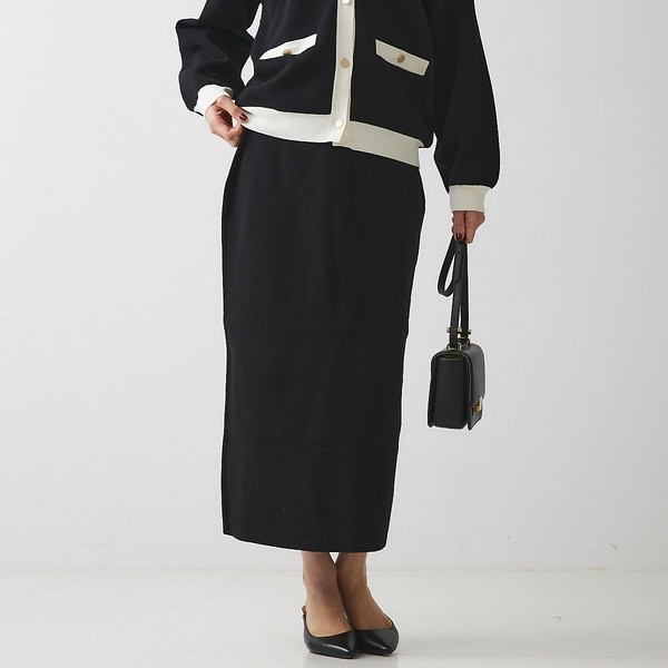 バイヤスロングスカート 顔料染 | ルージュ・ヴィフ ラクレ(Rouge vif