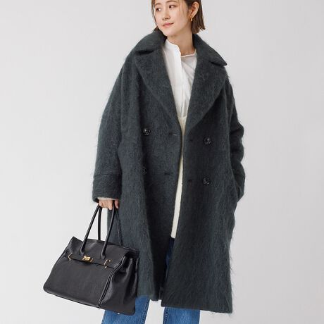 追加2】【TICCA/ティッカ】別注モヘアテントコート【予約】 | ルージュ  