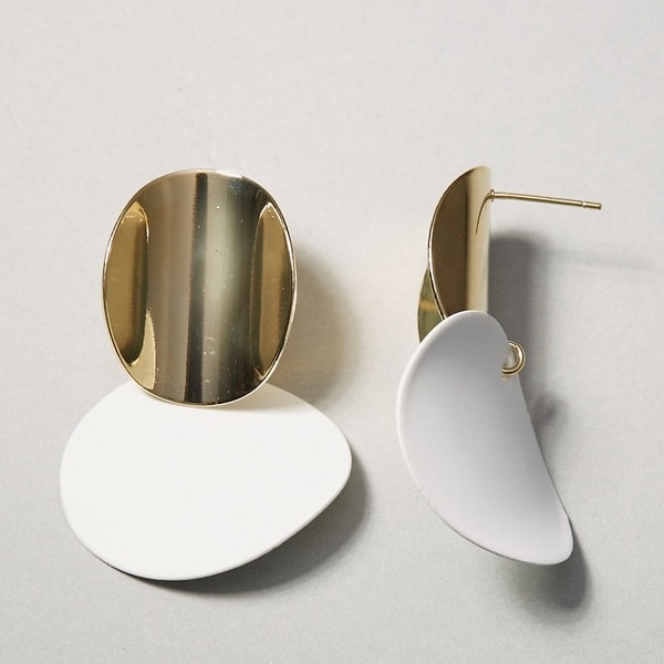 【sauvage peau 】ラウンドクロスピアス