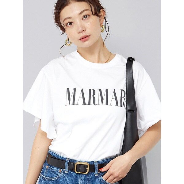 ルージュ・ヴィフ ラクレ（Rouge vif la cle）/＜別注＞【MICA&DEAL /マイカアンドディール】ロゴTシャツ / フレアス 別注＞【MICA&DEAL /マイカアンドディール】ロゴTシャツ / フレアス