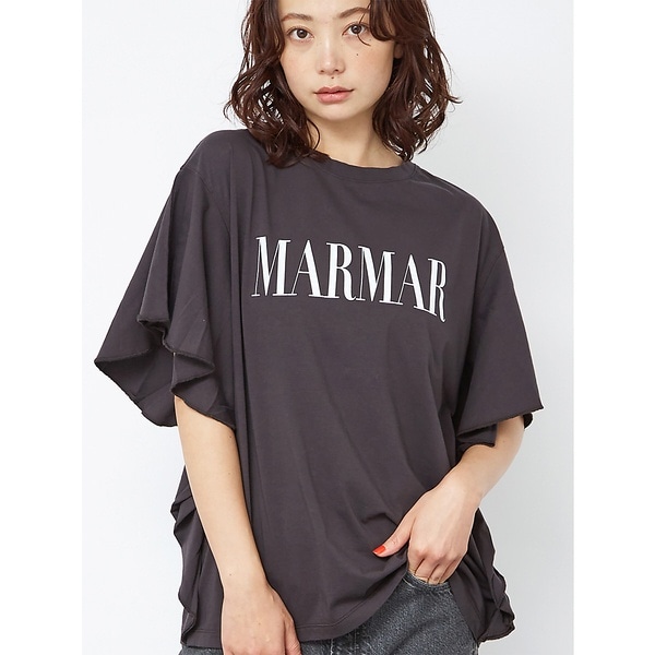 別注＞【MICA&DEAL /マイカアンドディール】ロゴTシャツ / フレアス