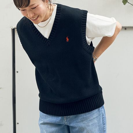 POLO RALPH LAUREN/ポロラルフローレン】ビッグフィットベストB 