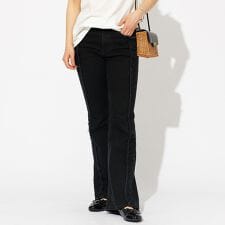 【SOMETHING/サムシング】LISA フレアデニムパンツ