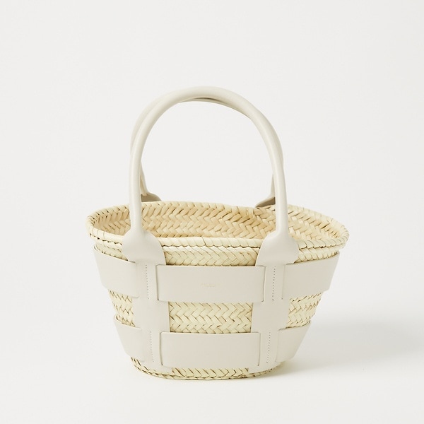 DEMELLIER/デメリエー】Mini Santorini カゴバッグ | ルージュ