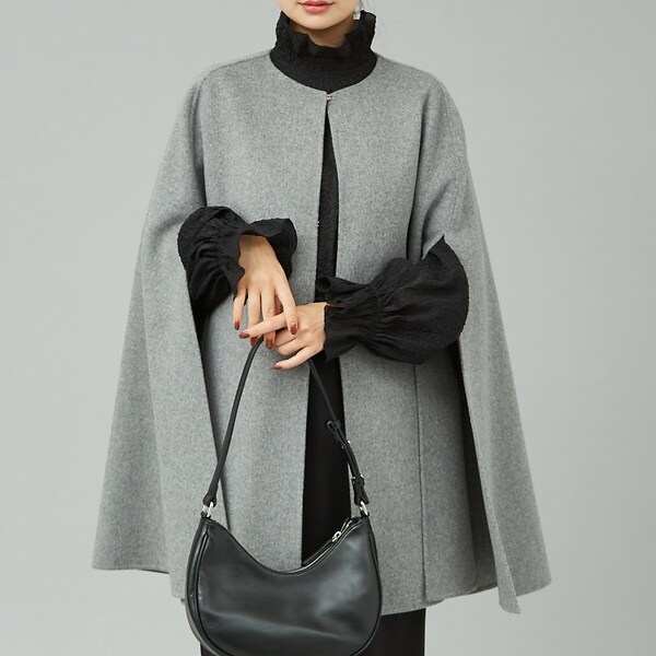 40周年】ウールカシミヤリバーマントコート | ルージュ・ヴィフ ラクレ