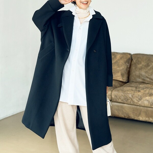 う新品/タグ付き⭐︎女優完売品＊French pave ロングコート cawaii - 完売 定価23460 FRENCH PAVE 女優気分花柄コート cawaiiの