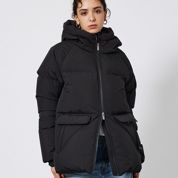 マフラー付きグログランダウン | ルージュ・ヴィフ ラクレ(Rouge vif