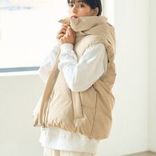 2WAYフードダウンベスト