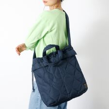 【TAION / タイオン】ミリタリーダウンヘルメットバッグ / キルティング